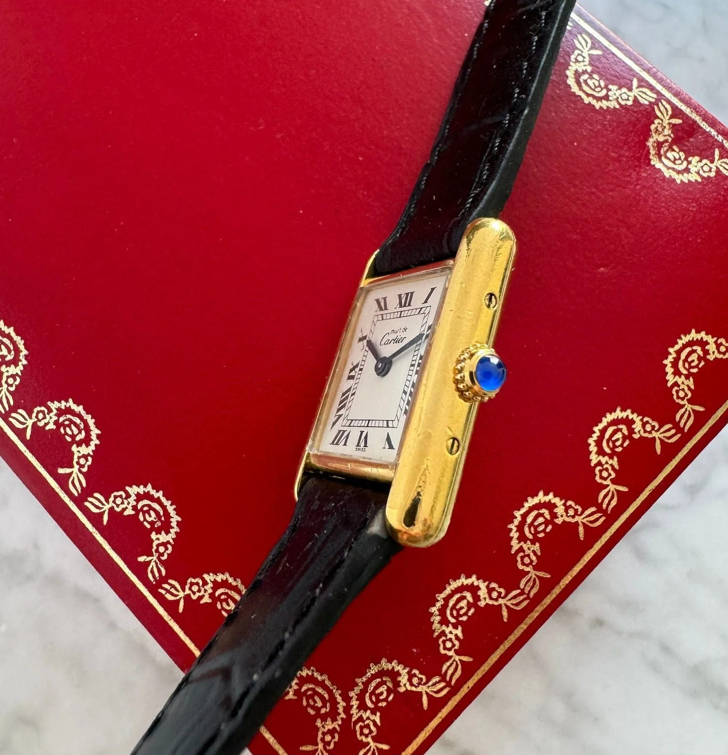 CARTIER - Montre Tank PM sold by 58 Facettes product image thumbnail 3