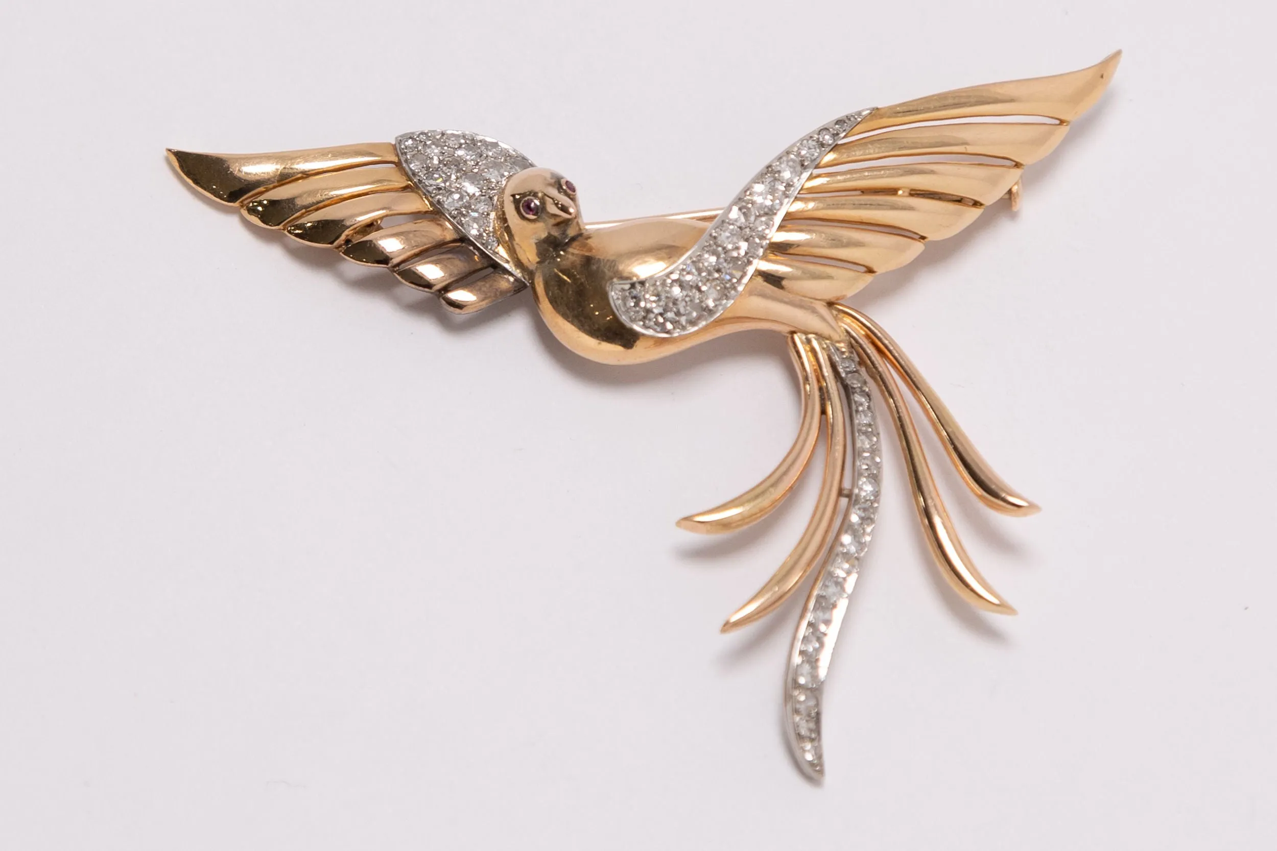 broche en or et diamants sold by 58 Facettes product image thumbnail 3