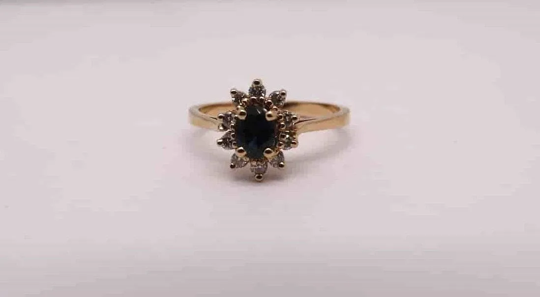 Bague or Saphir et Diamants sold by 58 Facettes product image thumbnail 5