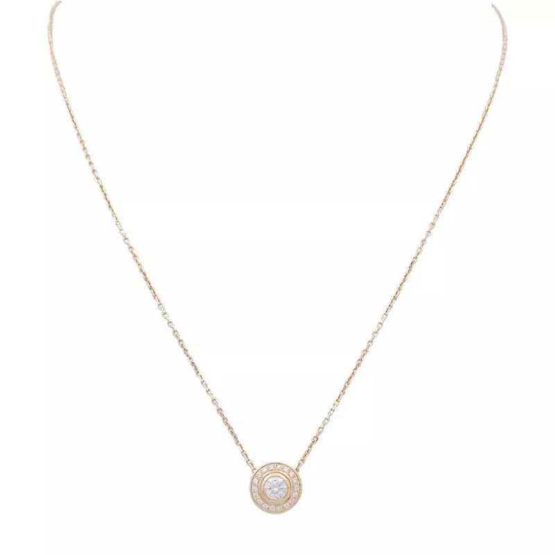 Collier Cartier "Cartier d'Amour" or rose, diamants. sold by 58 Facettes