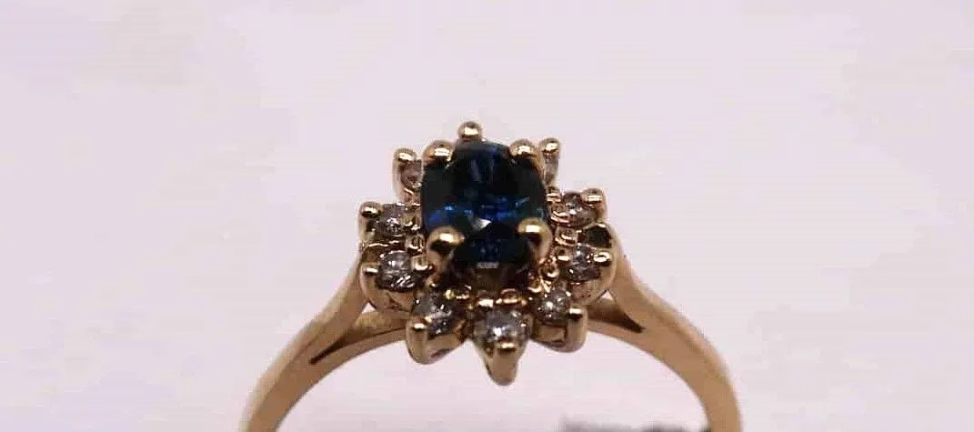 Bague or Saphir et Diamants sold by 58 Facettes product image thumbnail 4