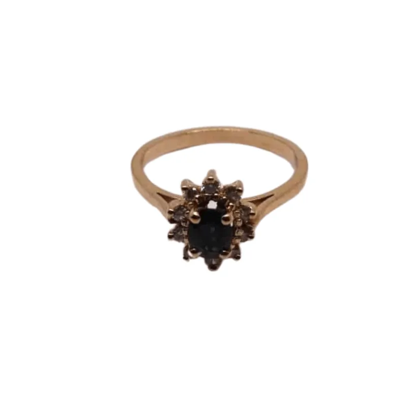 Bague or Saphir et Diamants sold by 58 Facettes