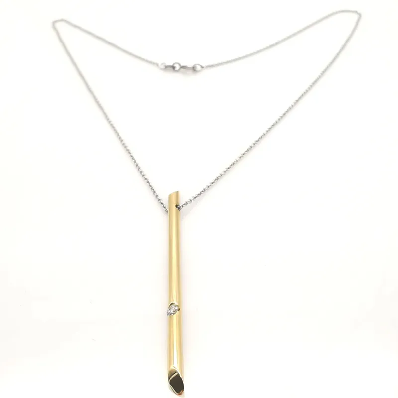 Collier avec pendentif 2 Ors Diamant sold by 58 Facettes