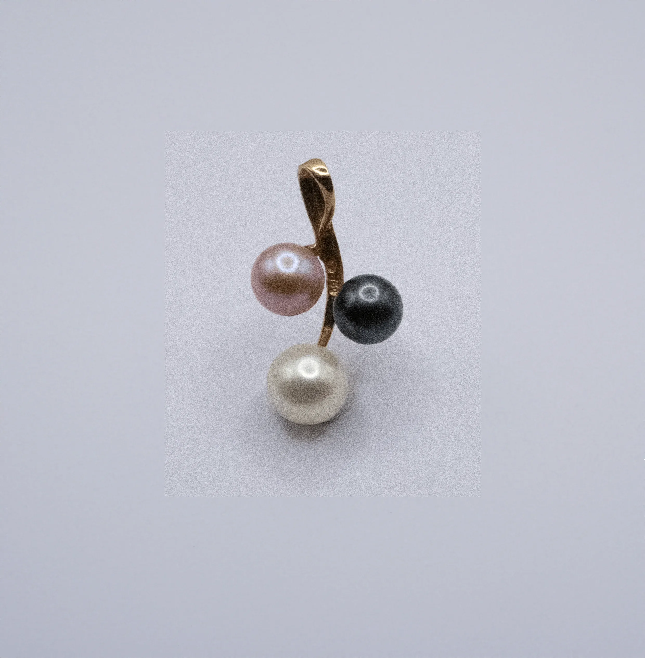 Pendentif Or Jaune Perles & Diamants sold by 58 Facettes product image thumbnail 2