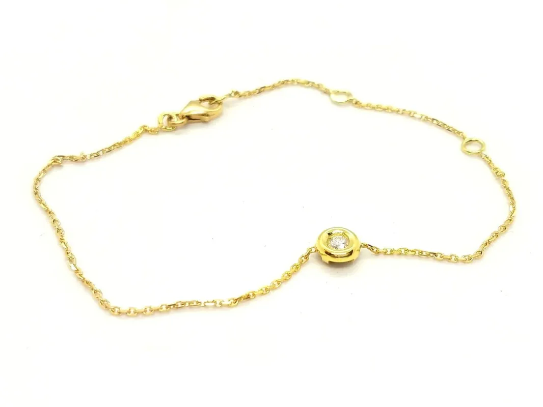 Bracelet Or jaune Diamant sold by 58 Facettes