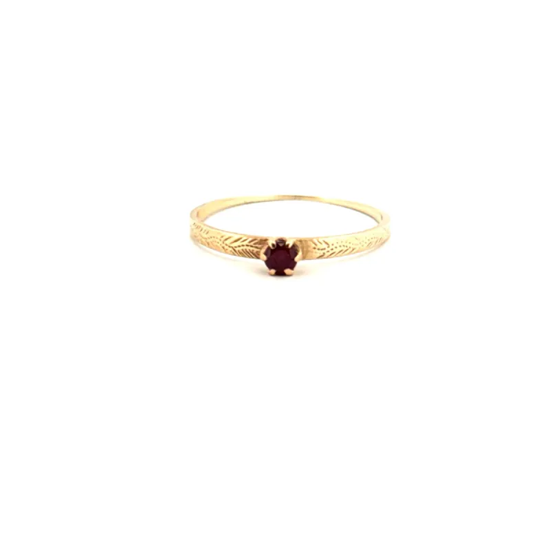 Bague Solitaire Or Jaune & Spinelle sold by 58 Facettes