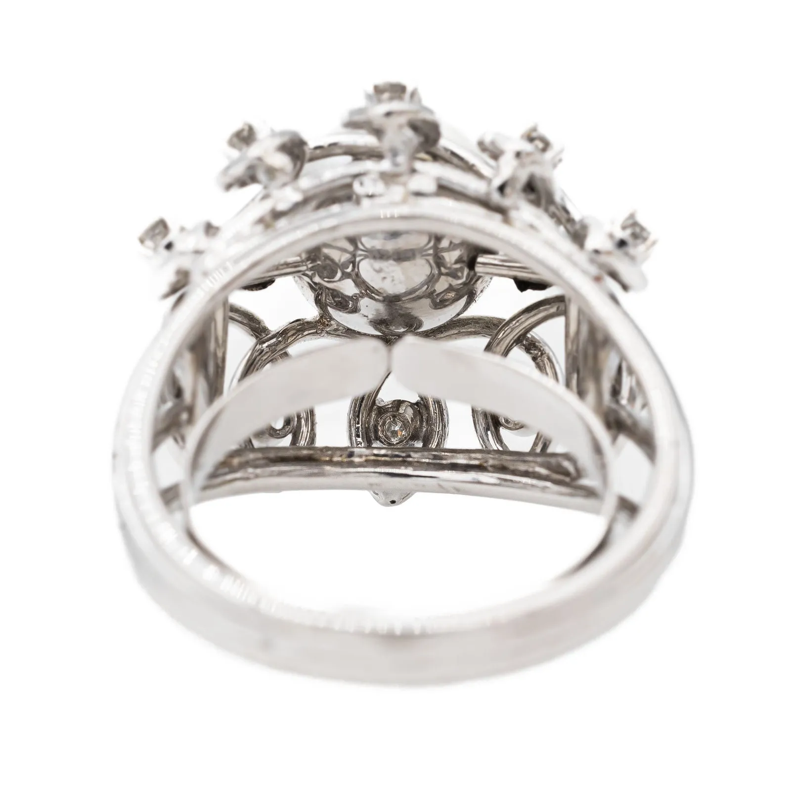 Bague Cocktail Or blanc Perle sold by 58 Facettes product image thumbnail 5