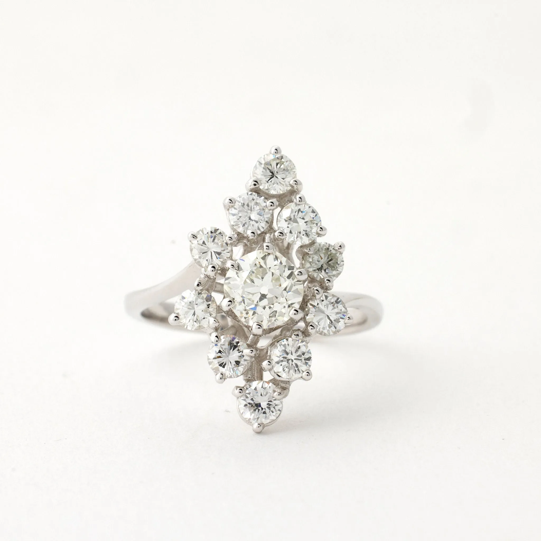 Bague vintage diamants sold by 58 Facettes product image thumbnail 3