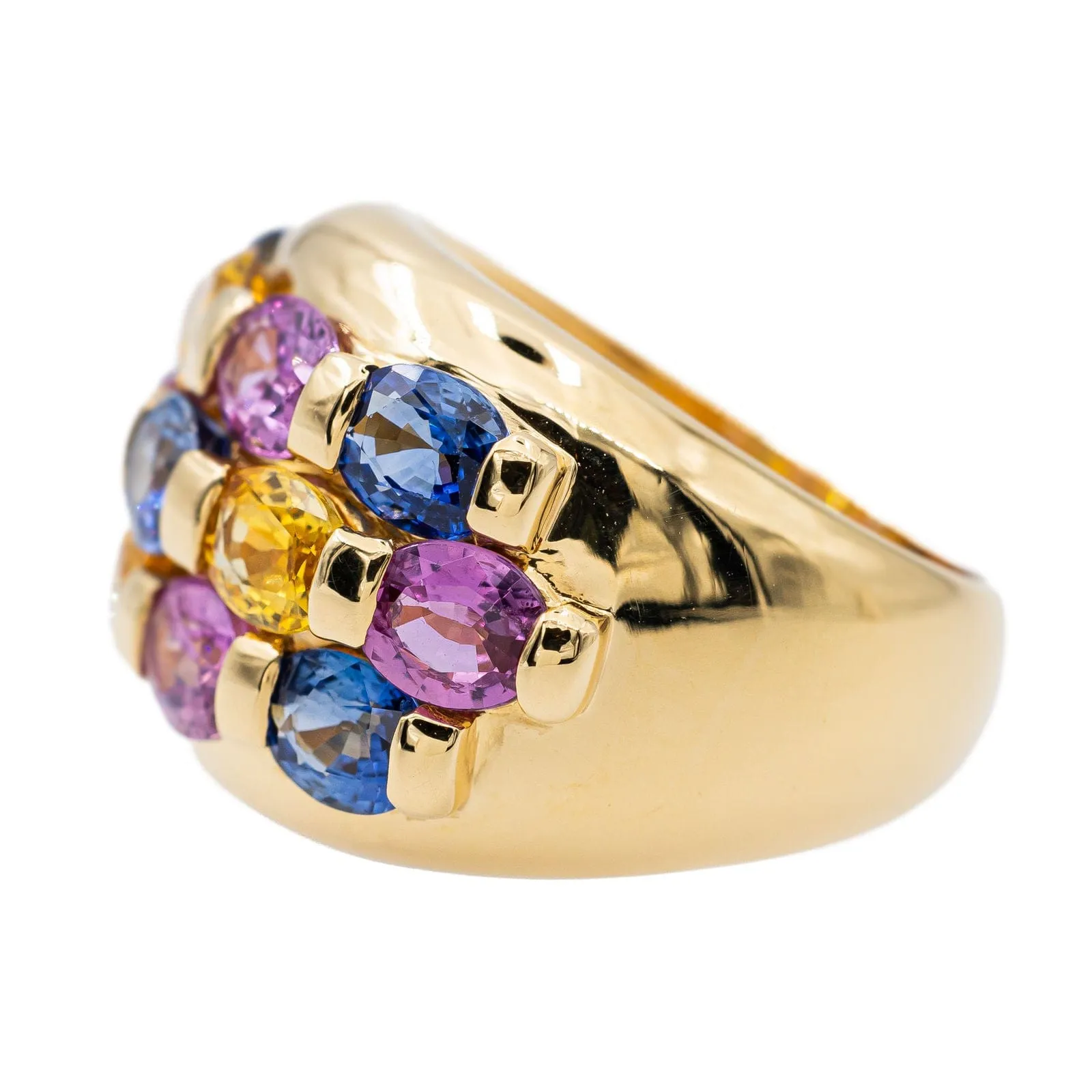 Bague Cocktail Or jaune Saphir sold by 58 Facettes product image thumbnail 4