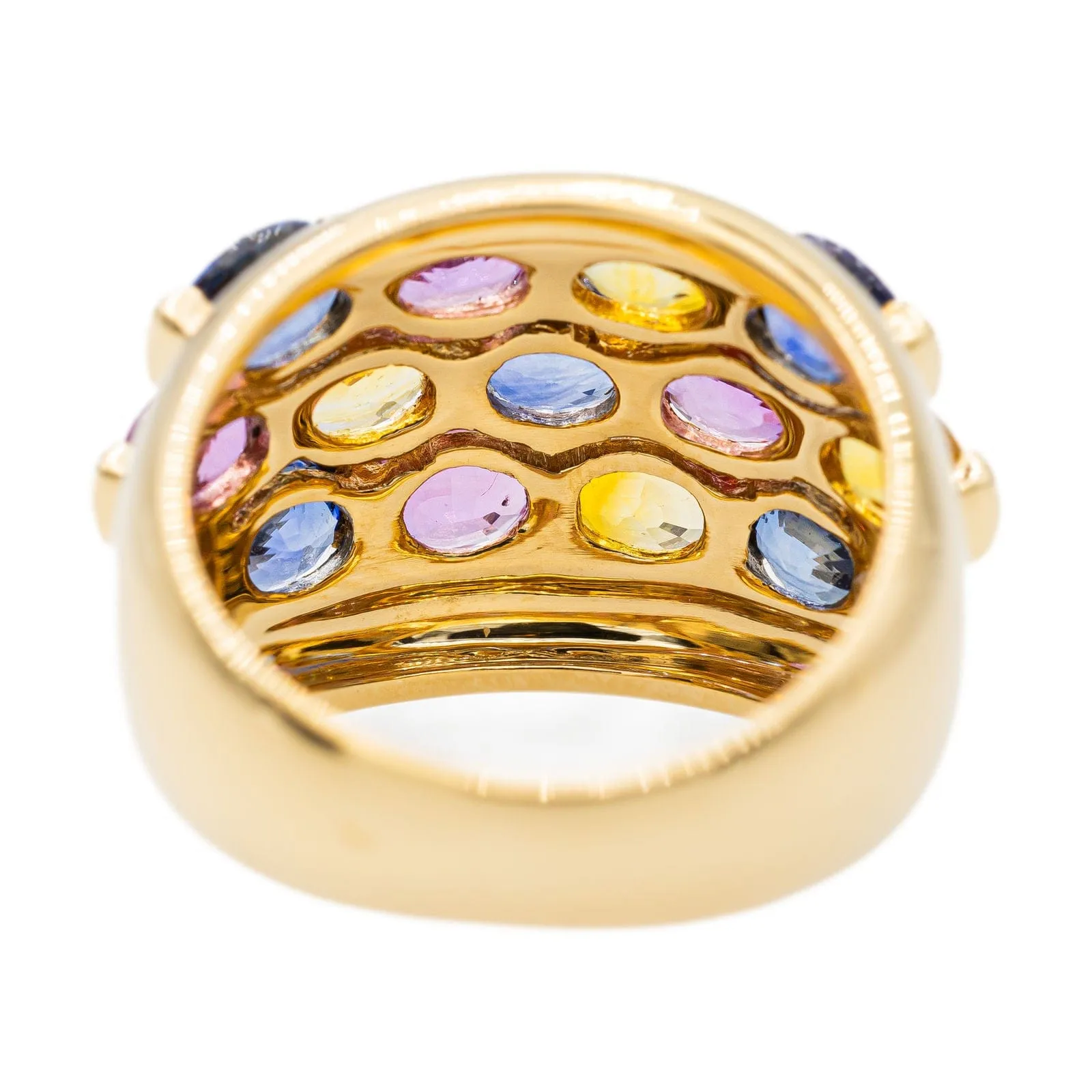 Bague Cocktail Or jaune Saphir sold by 58 Facettes product image thumbnail 5