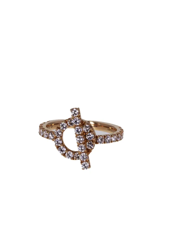 Bague HERMES Finesse Or Rose 750/1000 sold by 58 Facettes
