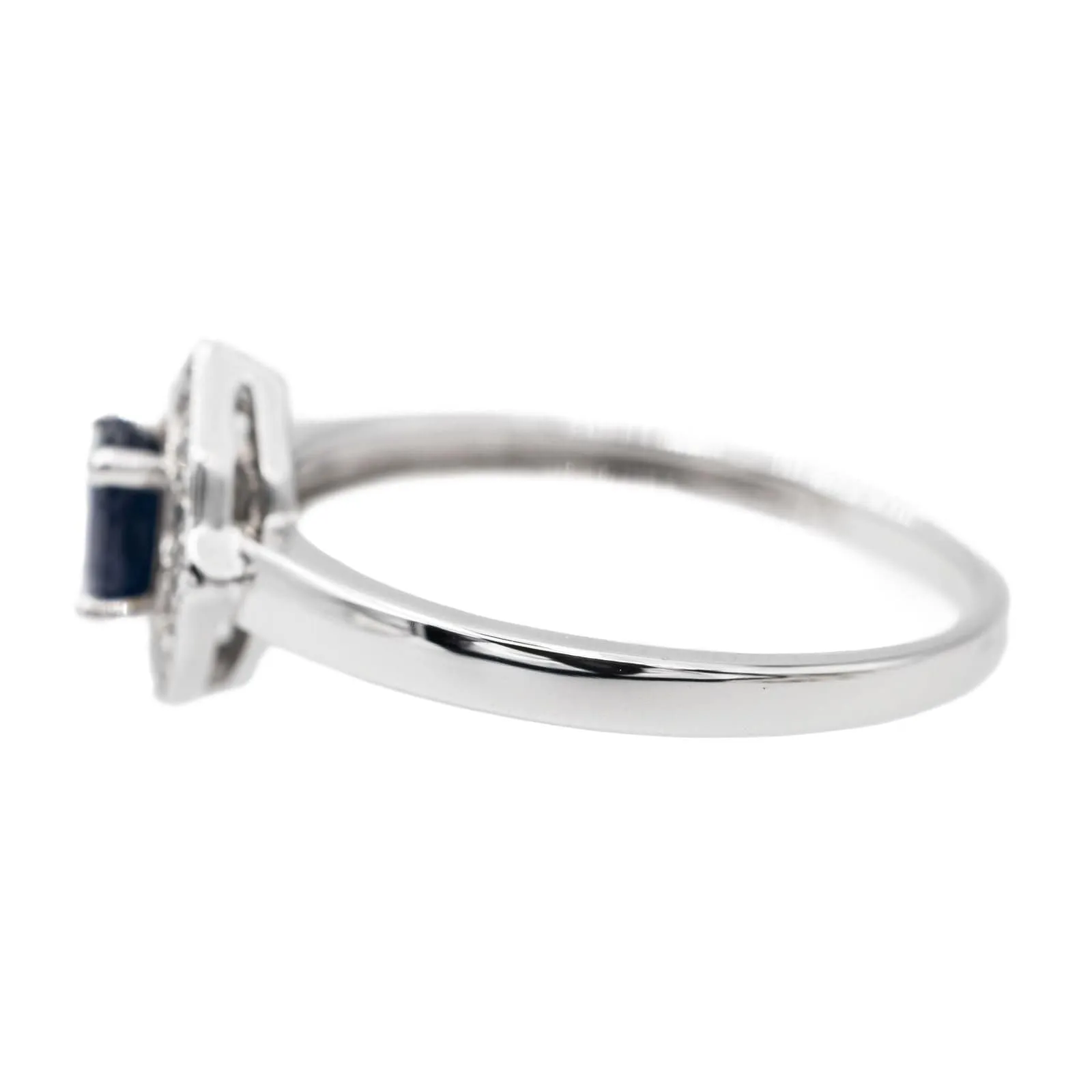 Bague Or blanc Saphir sold by 58 Facettes product image thumbnail 4