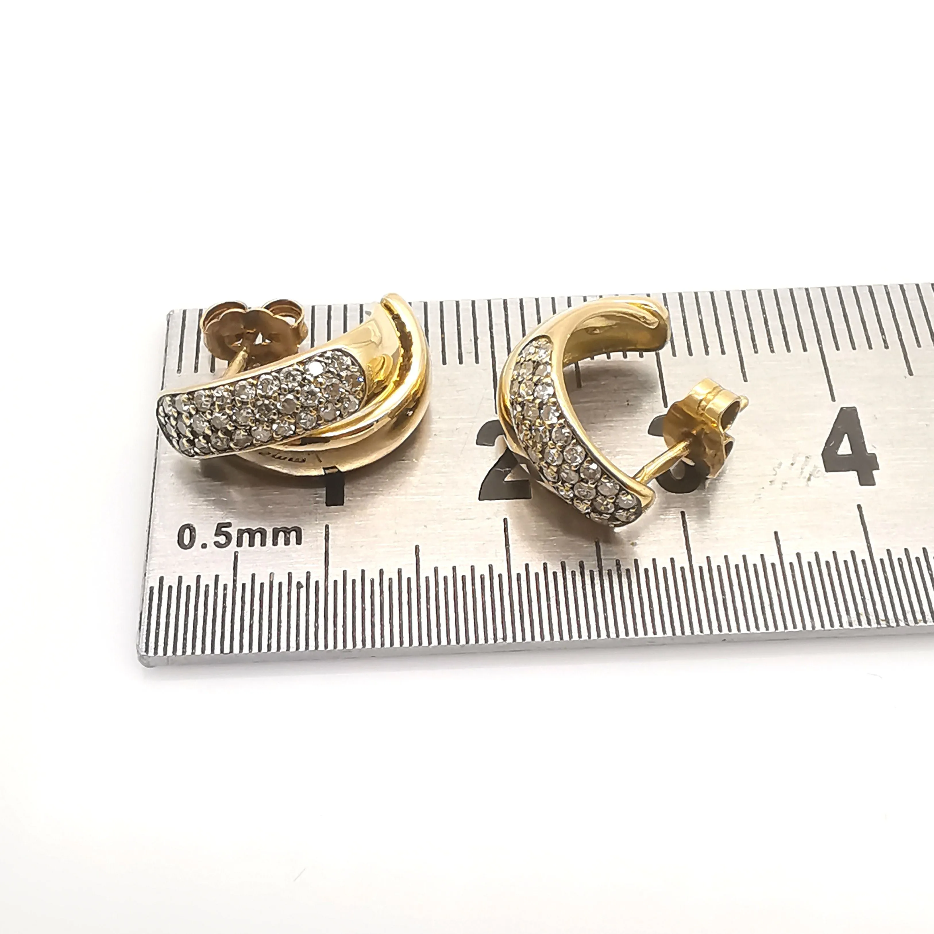 Boucles d'oreilles en or et diamants sold by 58 Facettes product image thumbnail 5