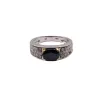 Bague Or Blanc 18k Saphir et Diamants sold by 58 Facettes