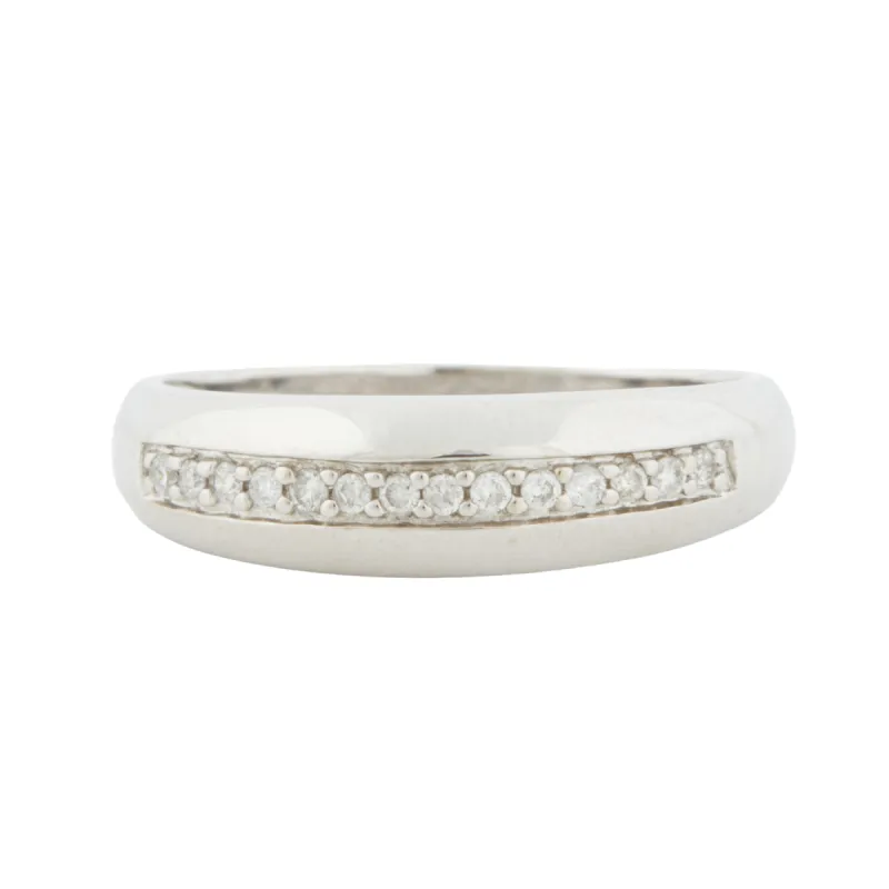 Bague Or blanc Diamants sold by 58 Facettes