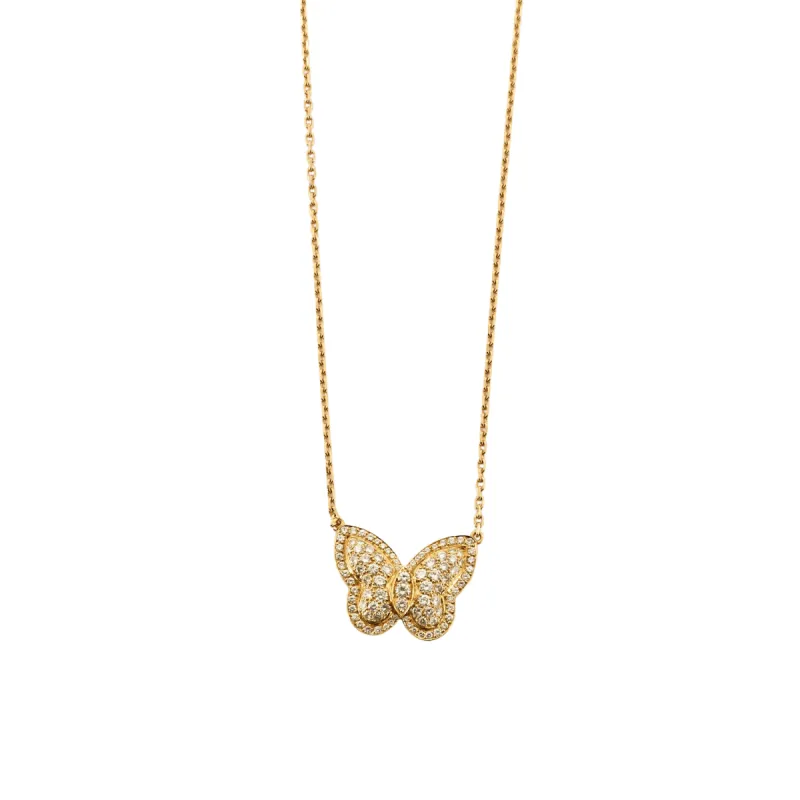 Collier Papillon Diamants sold by 58 Facettes
