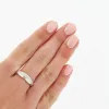 Bague Or blanc Diamants sold by 58 Facettes
