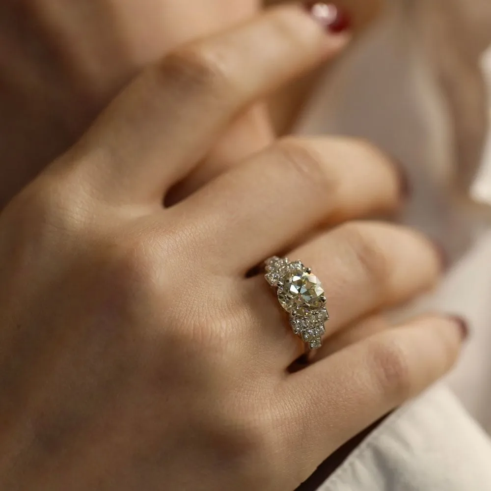 Solitaire diamant et or gris sold by 58 Facettes product image thumbnail 2