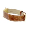Montre Cartier "Tank Louis Cartier" or jaune, cuir. sold by 58 Facettes