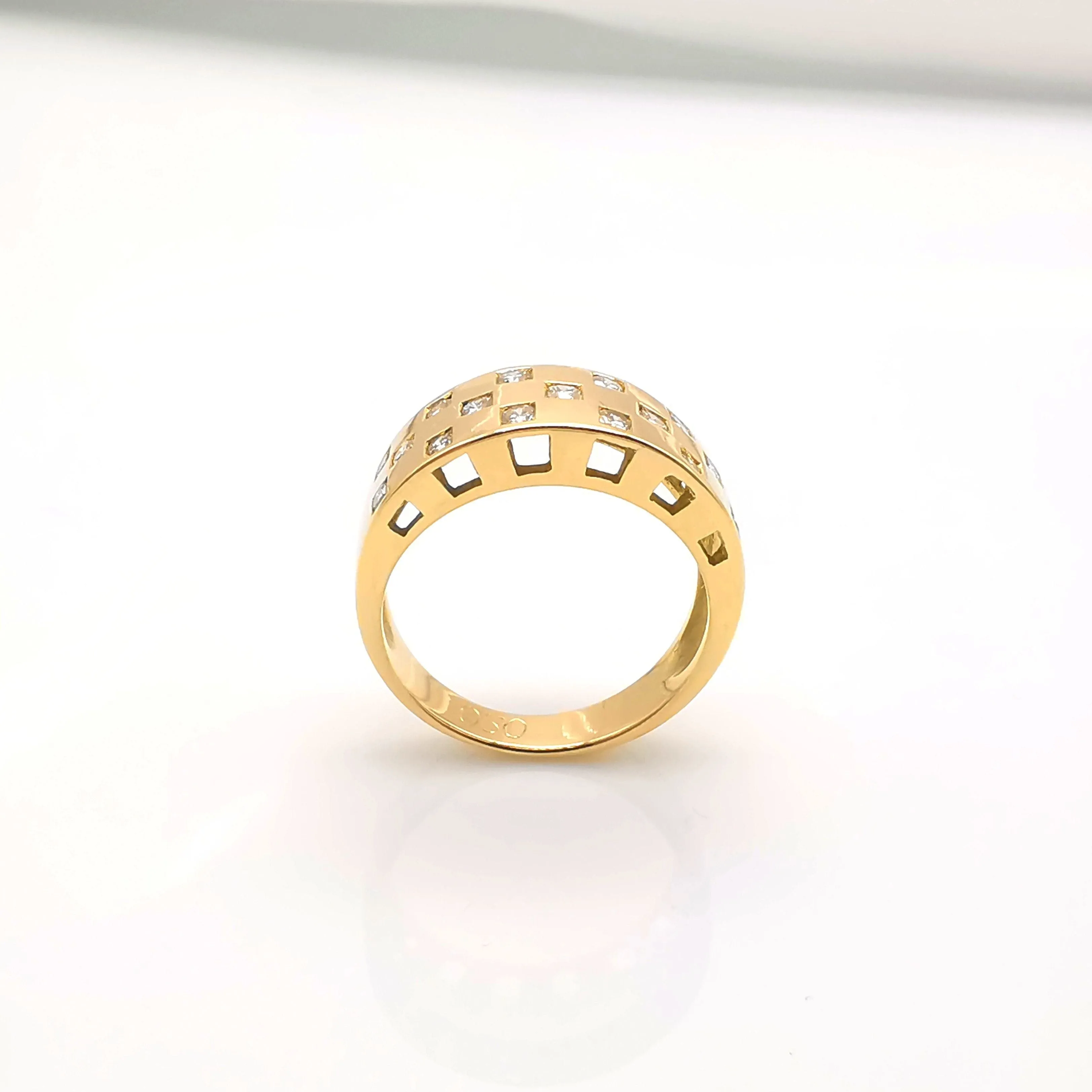 Bague or jaune et diamants sold by 58 Facettes product image thumbnail 3