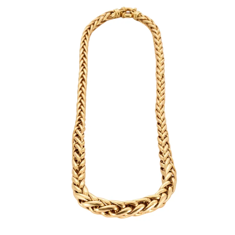 Collier palmier or jaune sold by 58 Facettes