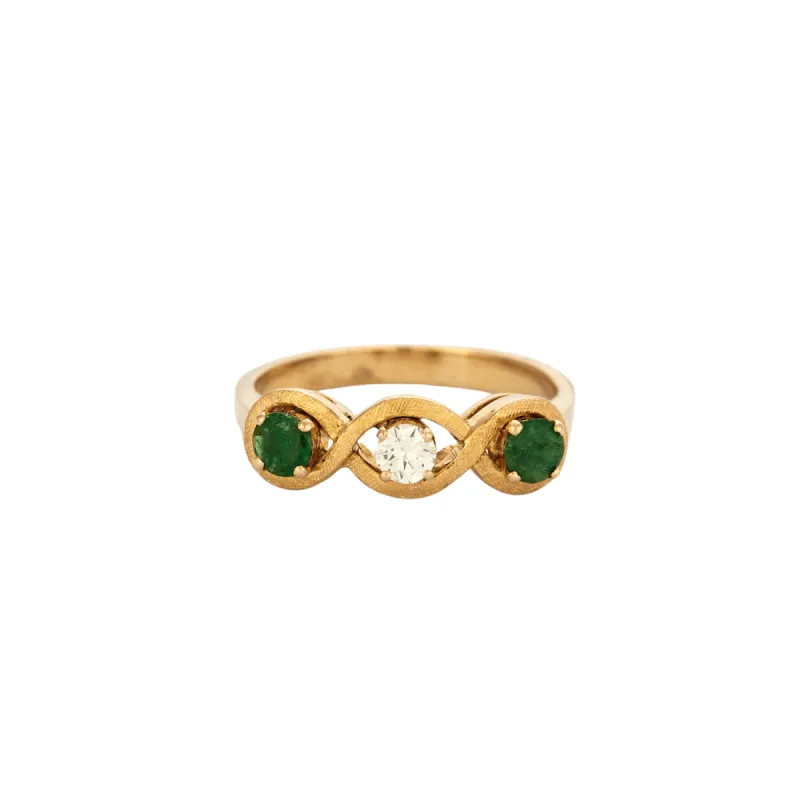 Bague trilogie or jaune sold by 58 Facettes