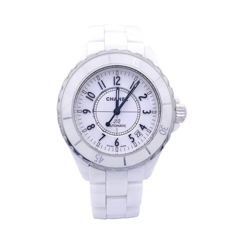 Montre Chanel, "J12" céramique blanche. made by 58 Facettes