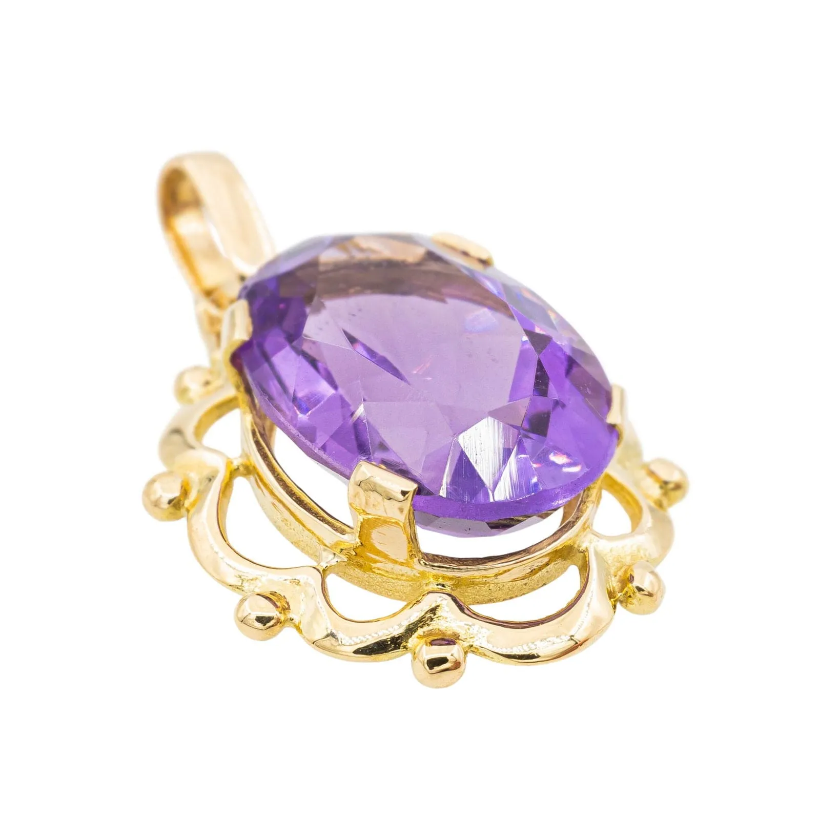 Pendentif Or jaune Améthyste sold by 58 Facettes product image thumbnail 4