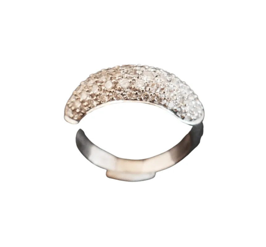 Bague pavage Diamants, Or Blanc sold by 58 Facettes
