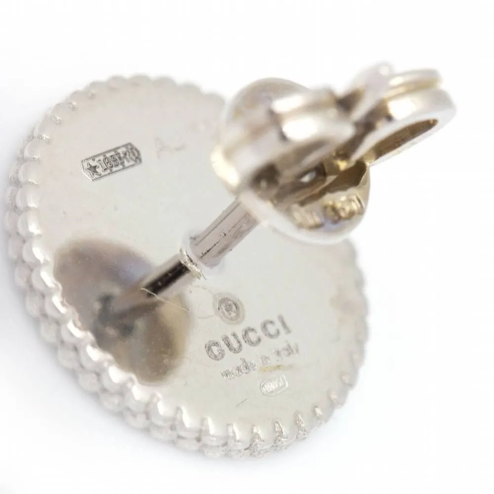 GUCCI - Boucles d'oreilles Or blanc Email sold by 58 Facettes product image thumbnail 4