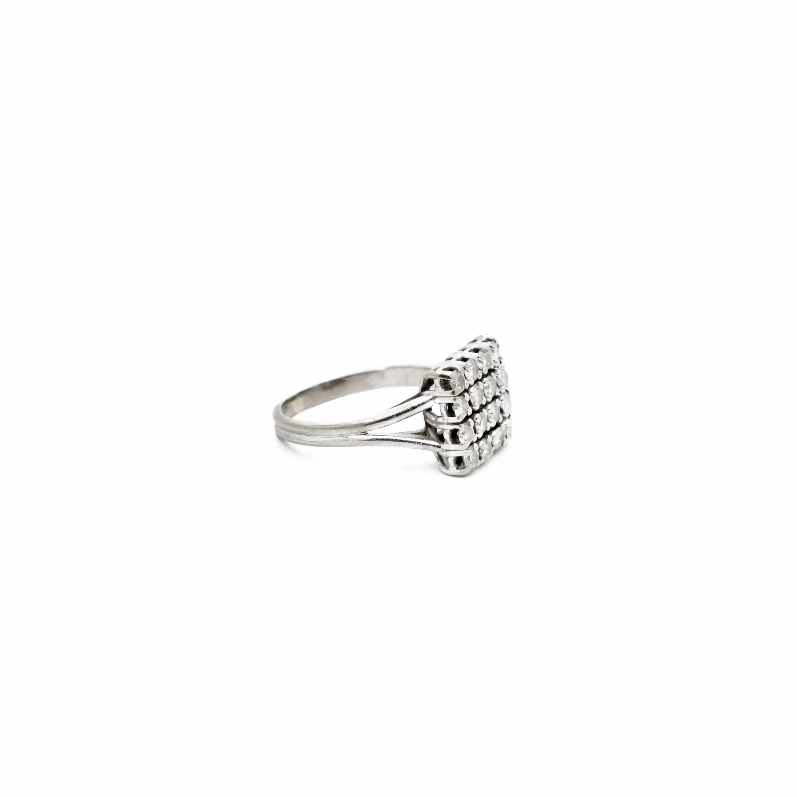 Bague Or gris pavage Diamants sold by 58 Facettes product image thumbnail 3