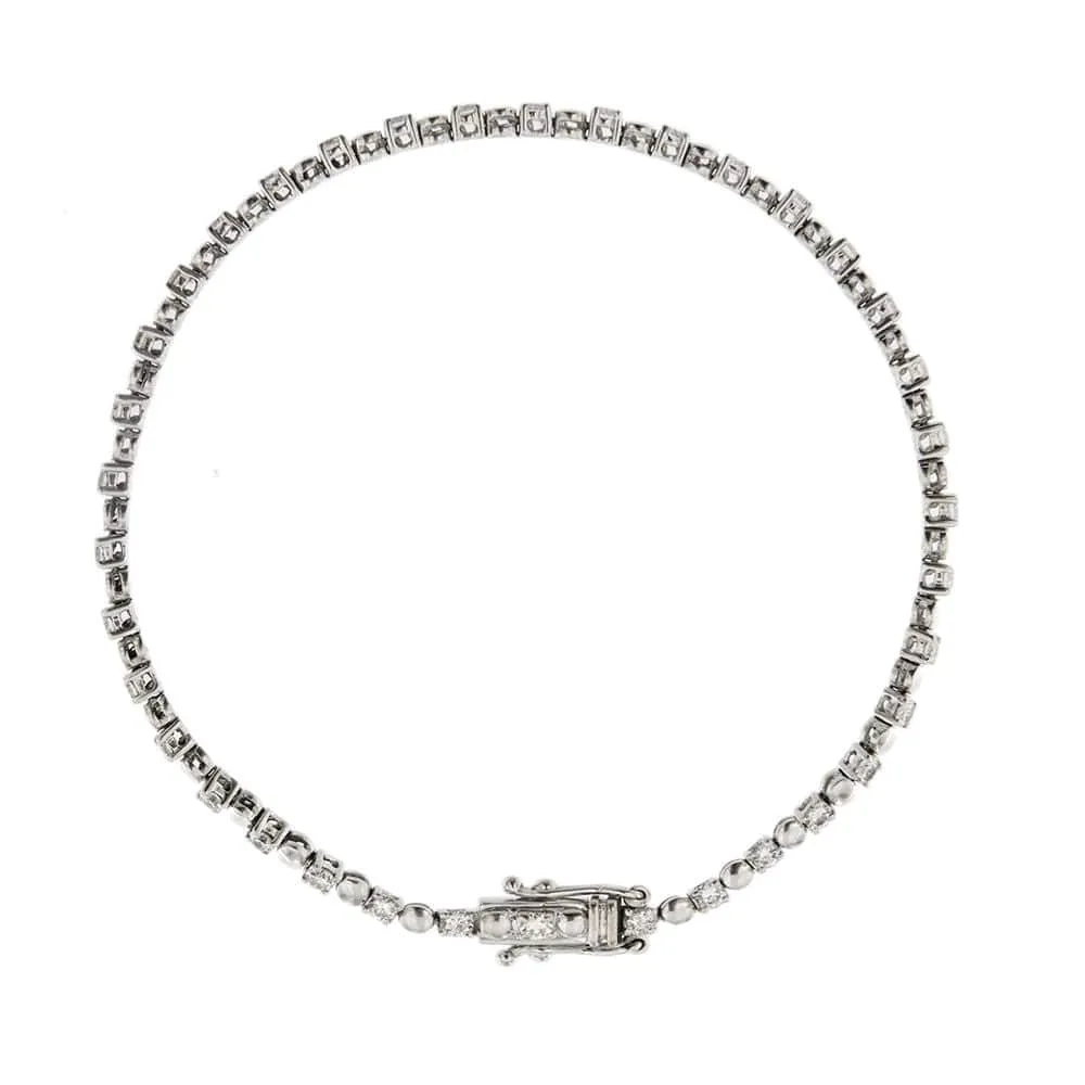 Bracelet tennis avec diamants sold by 58 Facettes product image thumbnail 5