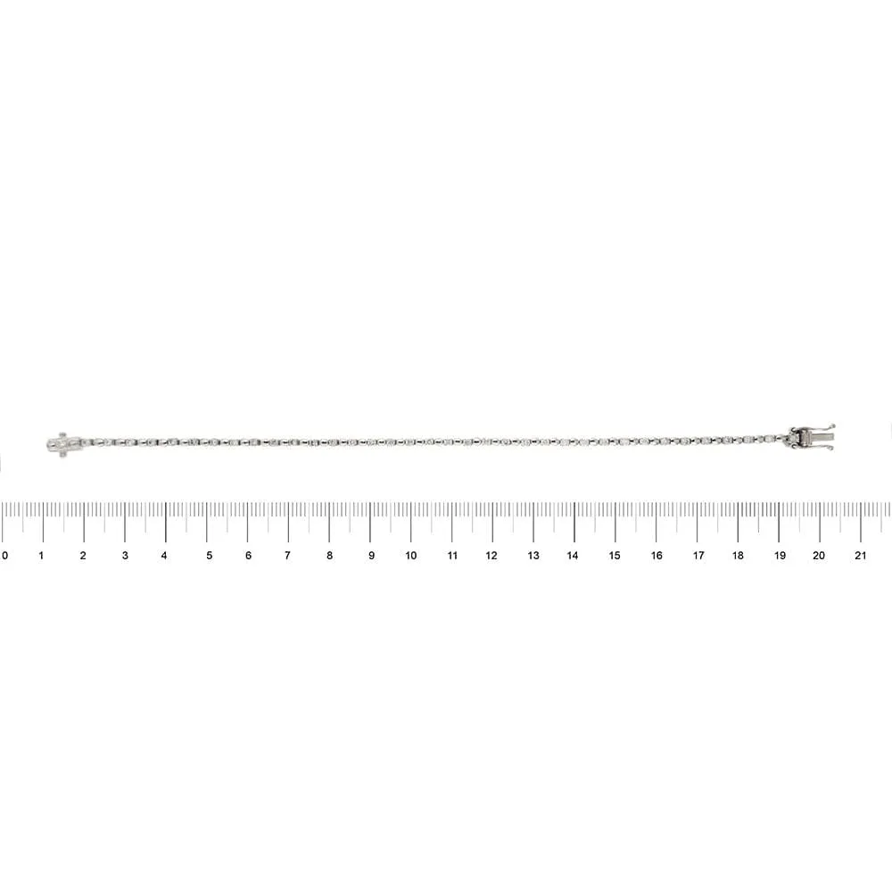 Bracelet tennis avec diamants sold by 58 Facettes product image thumbnail 3