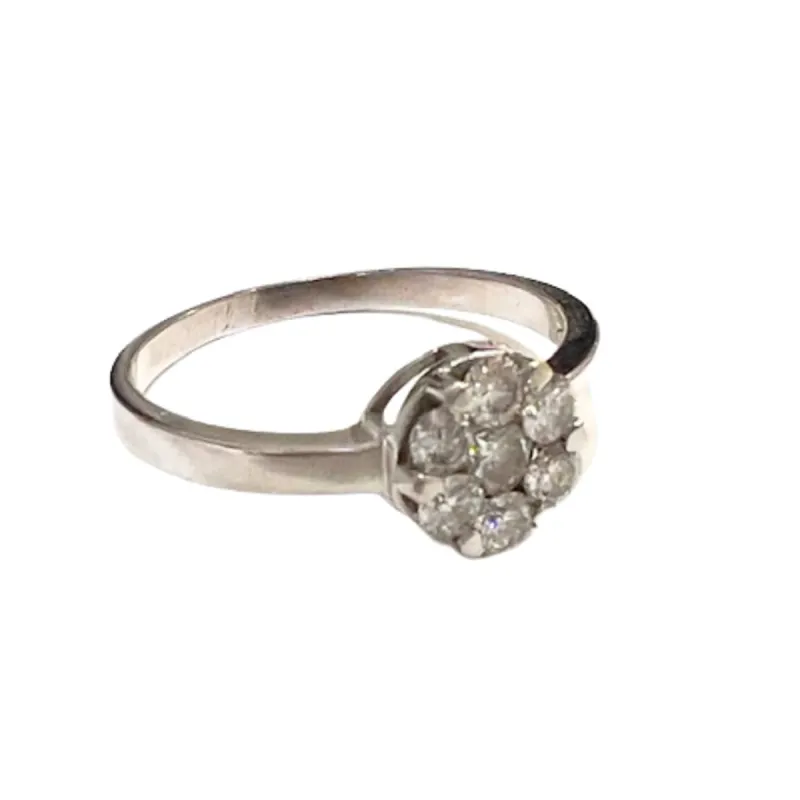 Bague contemporaine du XXe siècle en or 18 carats avec diamants sold by 58 Facettes