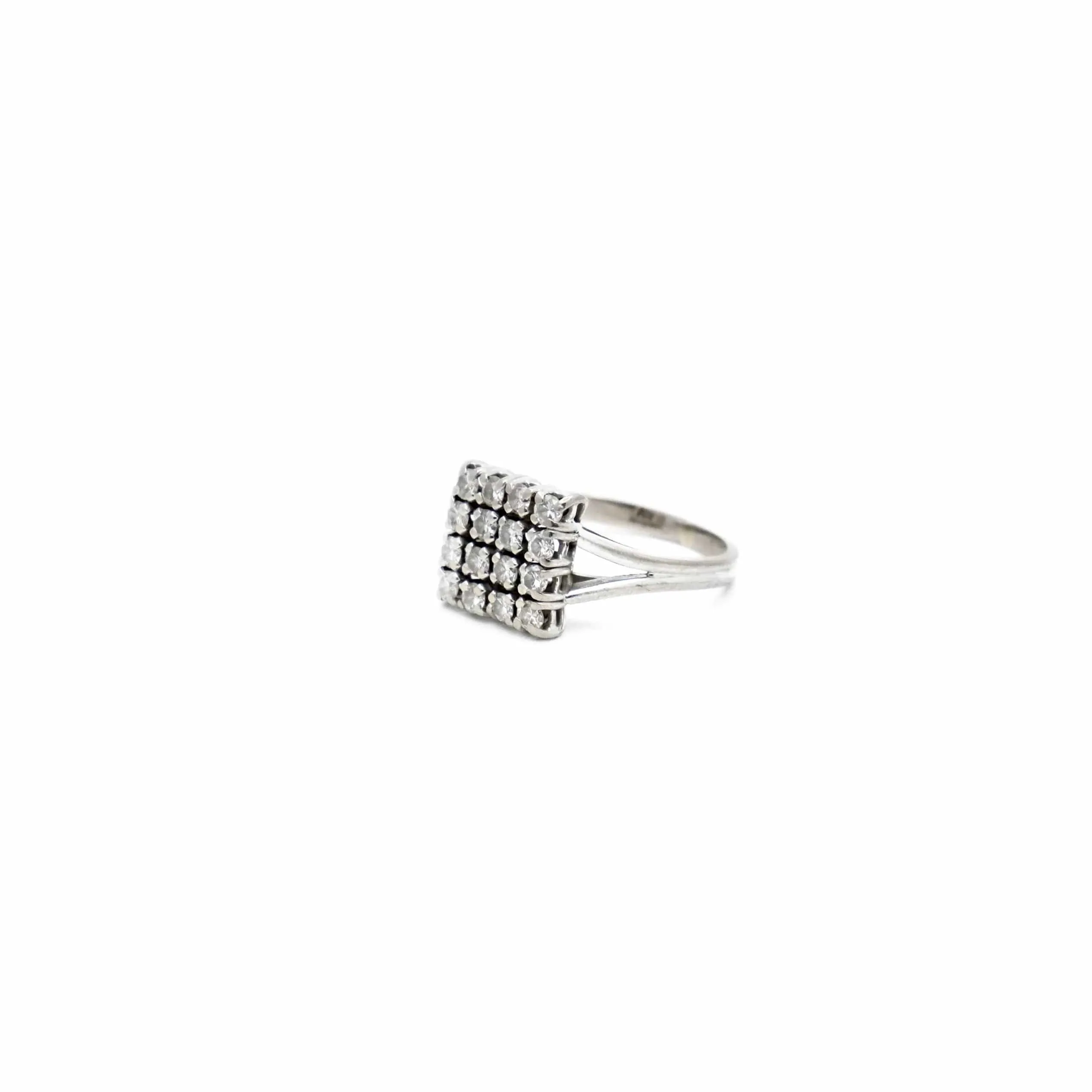 Bague Or gris pavage Diamants sold by 58 Facettes product image thumbnail 4