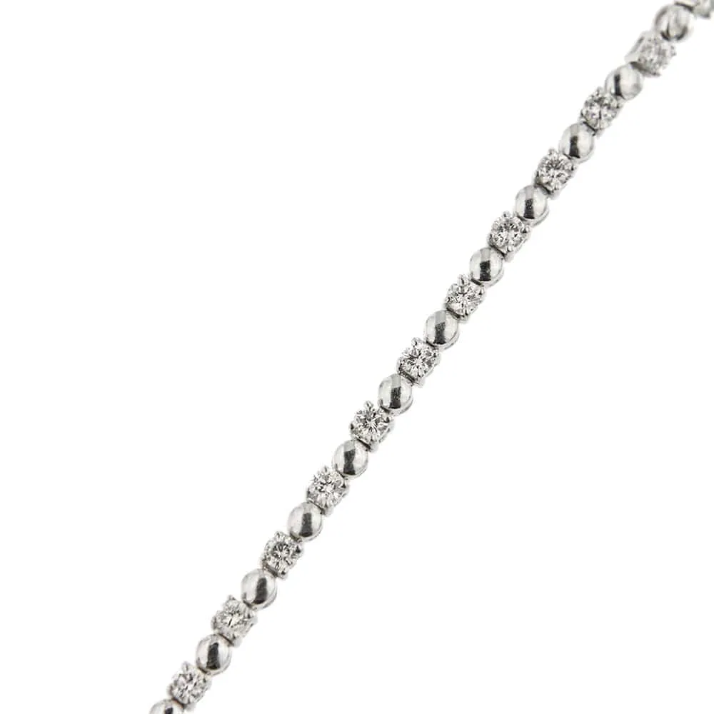 Bracelet tennis avec diamants sold by 58 Facettes product image thumbnail 4