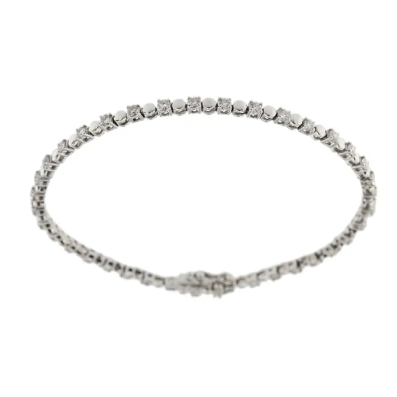 Bracelet tennis avec diamants sold by 58 Facettes