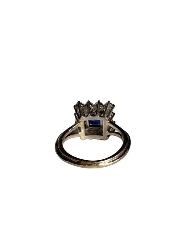 Bague or gris platine saphir diamants sold by 58 Facettes product image thumbnail 4