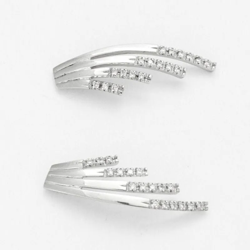 Boucles d'oreilles cascade de diamants sold by 58 Facettes