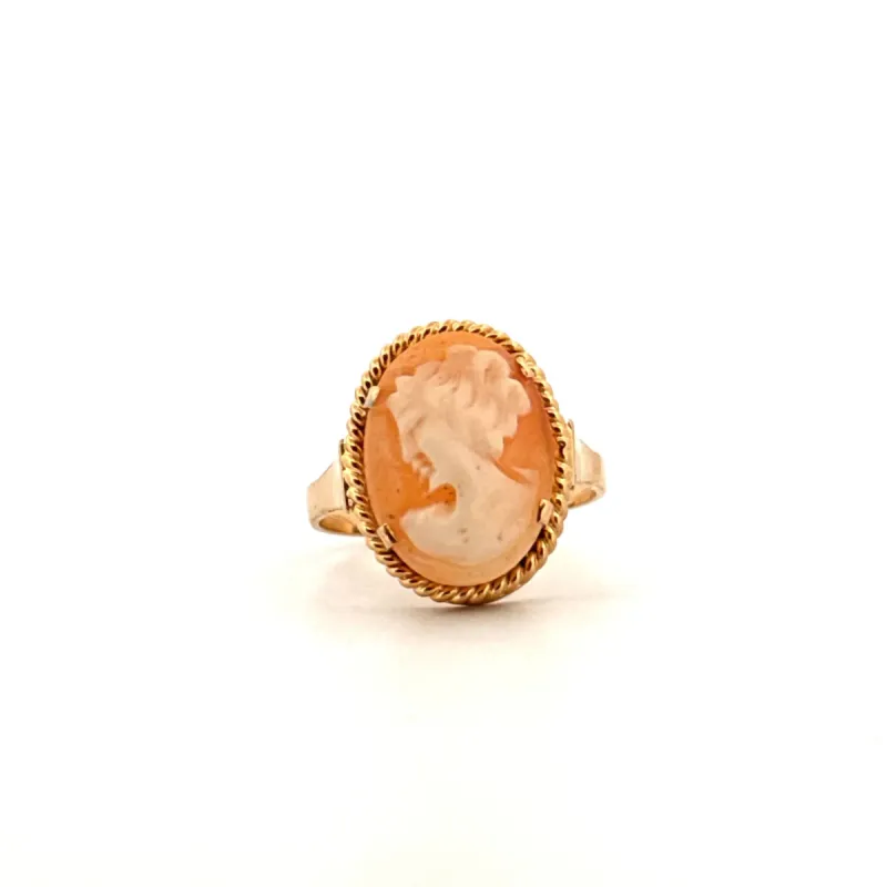 Bague Camée Or Jaune sold by 58 Facettes