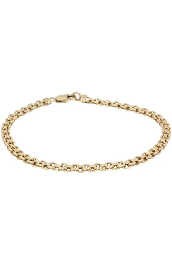 BRACELET MAILLE FORÇAT DOUBLÉE sold by 58 Facettes product image thumbnail 3