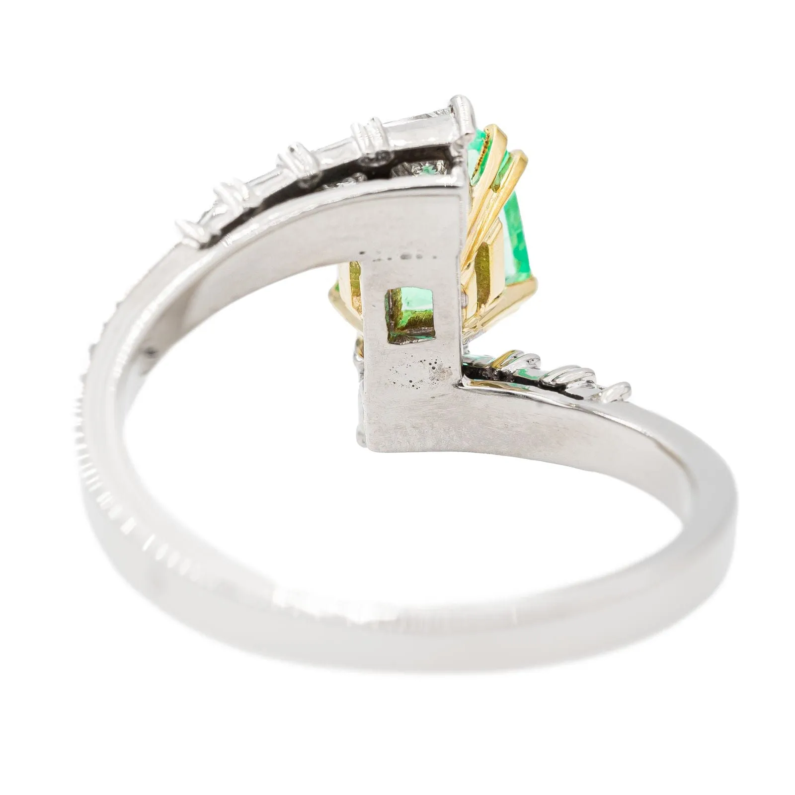 Bague Or blanc Emeraude sold by 58 Facettes product image thumbnail 5
