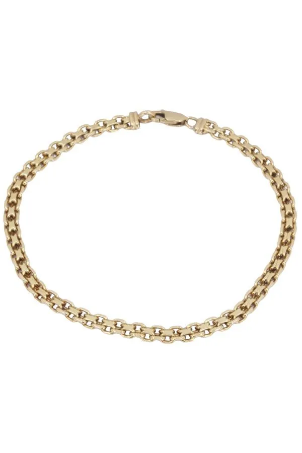 BRACELET MAILLE FORÇAT DOUBLÉE sold by 58 Facettes