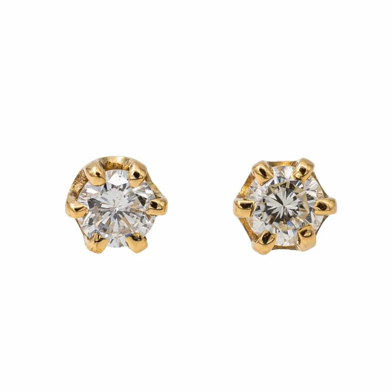 Boucles d'oreilles Or jaune Diamant sold by 58 Facettes