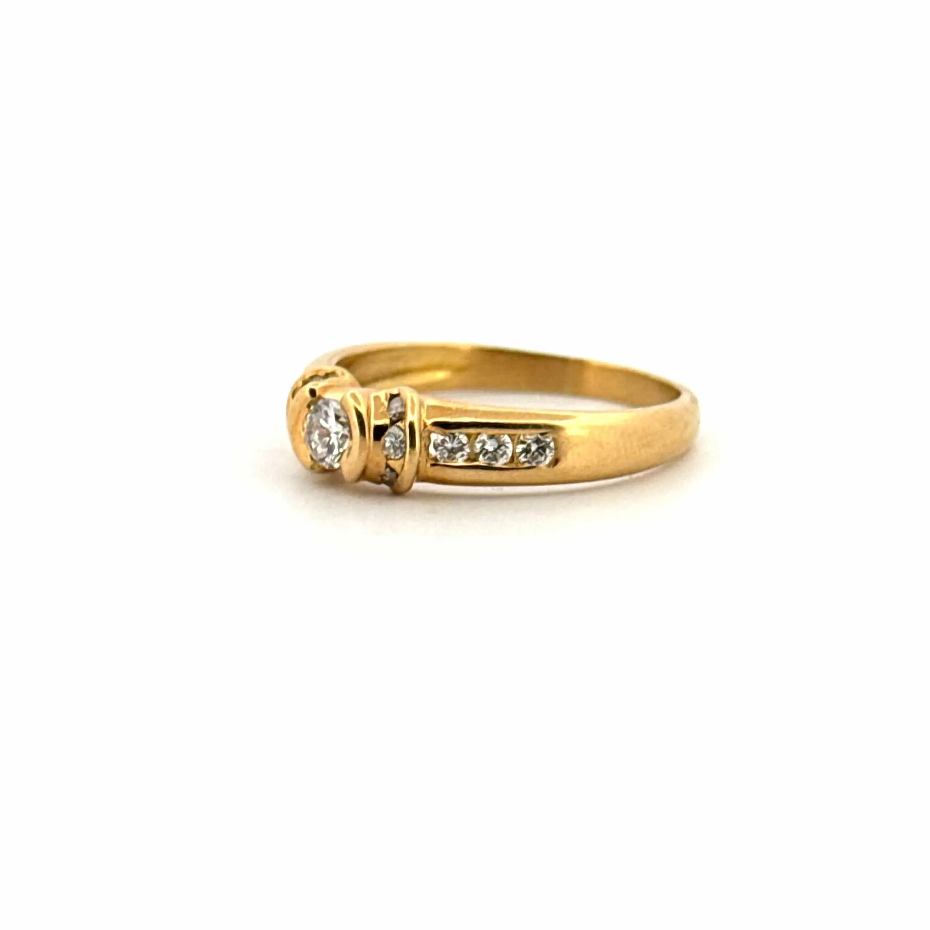 Solitaire Or Jaune 18k & Diamants sold by 58 Facettes product image thumbnail 3