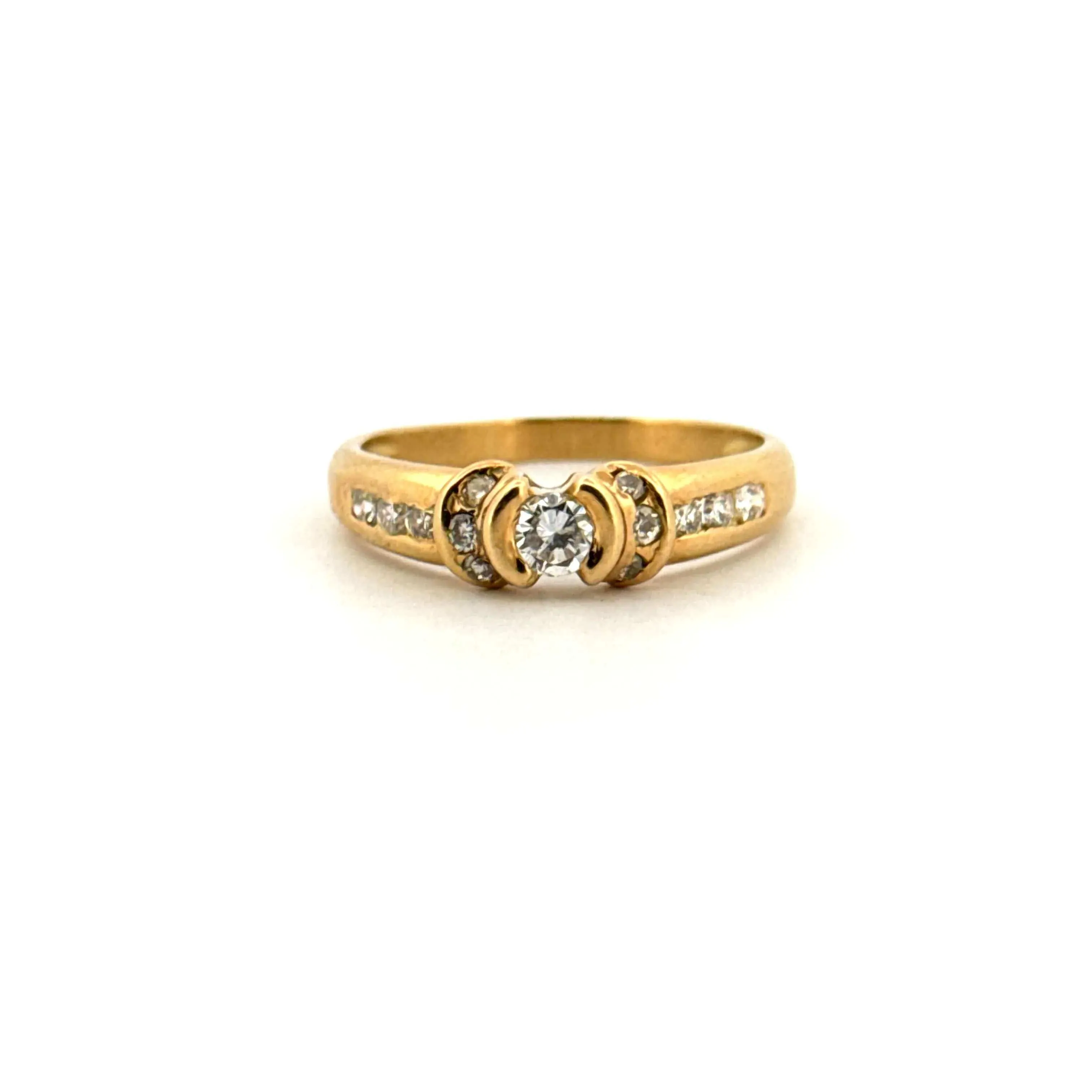 Solitaire Or Jaune 18k & Diamants sold by 58 Facettes