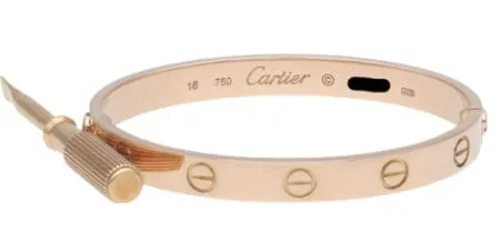 CARTIER - BRACELET LOVE OR ROSE sold by 58 Facettes product image thumbnail 4