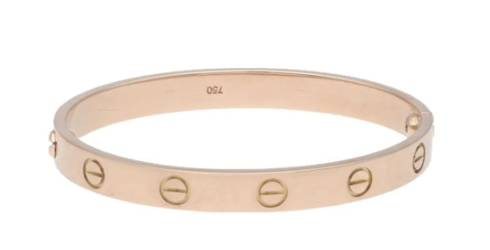 CARTIER - BRACELET LOVE OR ROSE sold by 58 Facettes
