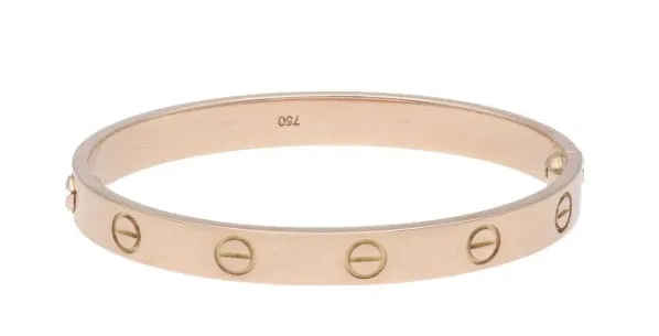 CARTIER - BRACELET LOVE OR ROSE sold by 58 Facettes