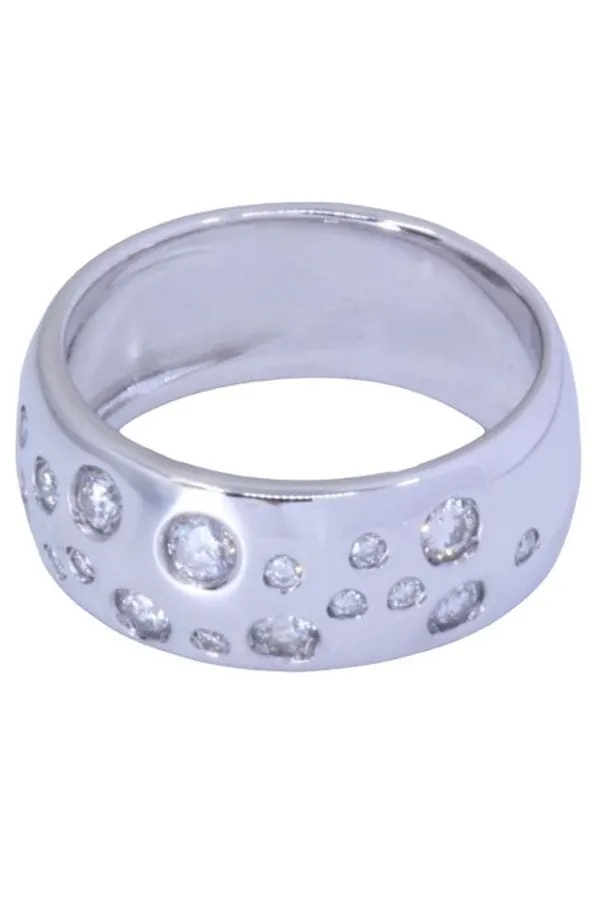 BAGUE MODERNE DIAMANTS sold by 58 Facettes